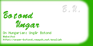 botond ungar business card